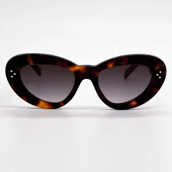 NEW CL40320U 52F, CELINE EYEWEAR, HAVANA BROWN CAT EYE WOMEN SUNGLASSES CELINE NEW CL40320U 52F, CELINE EYEWEAR, HAVANA BROWN CAT  main image 4